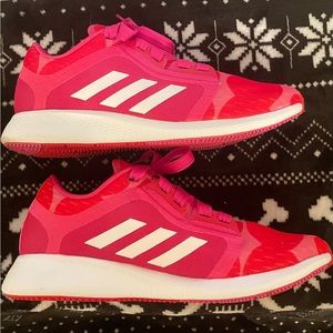 Adidas Marimekko Hot Pink and Red sneakers